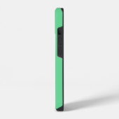 Coque Pour iPhone 14 Nom Vert Typographie Moderne Simple (Côté gauche)