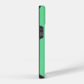Coque Pour iPhone 14 Nom Vert Typographie Moderne Simple (Côté droit)