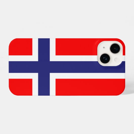 Coque Pour iPhone 14 Norvège (Verso Horizontal)