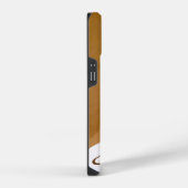Coque Pour iPhone 14 note musicale cool sur mesure sur bois, rustique (Côté droit)