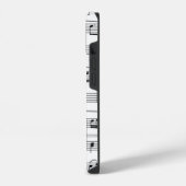 Coque Pour iPhone 14 notes de musique (Côté gauche)