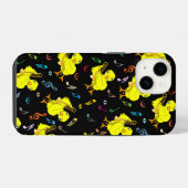 Coque Pour iPhone 14 Notes de musique Trombone Chick (Verso Horizontal)