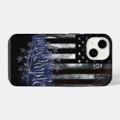 Coque Pour iPhone 14 NOUS LE PEUPLE 13 Étoiles Drapeau industriel améri (Verso Horizontal)