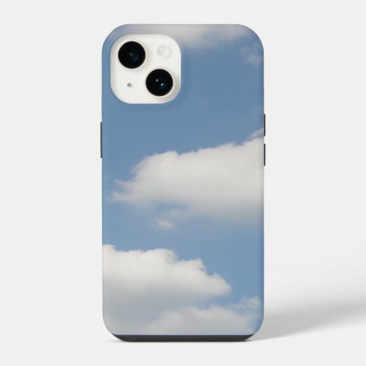 Coque Pour iPhone 14 Nuages de Cumulus Fluffés (Verso)