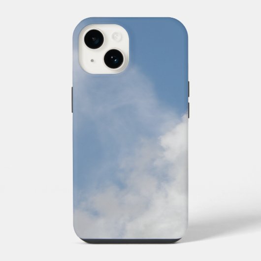 Coque Pour iPhone 14 Nuages fluides (Verso)