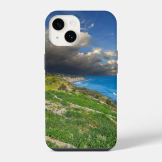 Coque Pour iPhone 14 Nuages puissants sur Point Dume