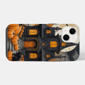 Coque Pour iPhone 14 Nuit de récolte hantée (Verso Horizontal)