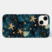 Coque Pour iPhone 14 Ocean Starfish Motif iPhone 14 Coque (Verso (horizontal))