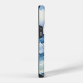 Coque Pour iPhone 14 Ocean Waves Beach House (Côté droit)