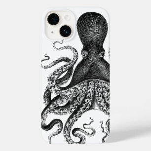 Coque Pour iPhone 14 + Octopus Vintage + Coque-Mate coque iphone