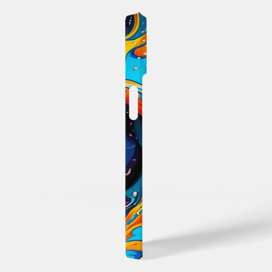 Coque Pour iPhone 14 OEuvre Abstraite de surface 1217 - Coque iphone (Verso / Droite)