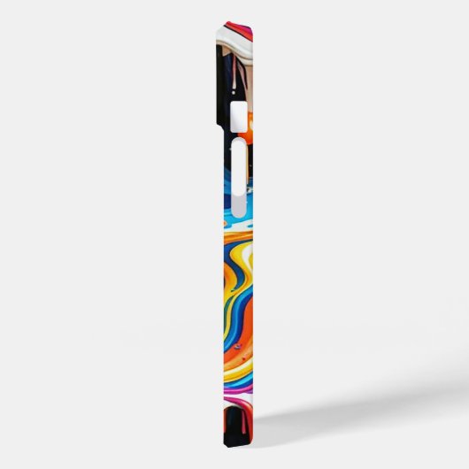 Coque Pour iPhone 14 OEuvre Abstraite de surface 1217 - Coque iphone (Verso / Gauche)