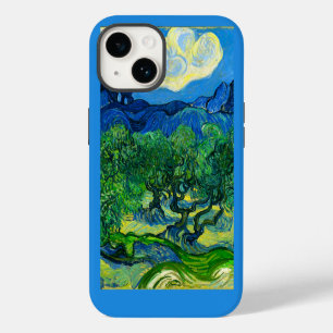 Coque Pour iPhone 14 Oliviers de Van Gogh dans un paysage montagneux