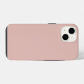 Coque Pour iPhone 14 Or rose à peine là (Verso Horizontal)