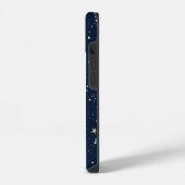 Coque Pour iPhone 14 Or Soleil Et Lune Céleste (Côté gauche)