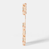 Coque Pour iPhone 14 Orange Peace Floral (Côté droit)