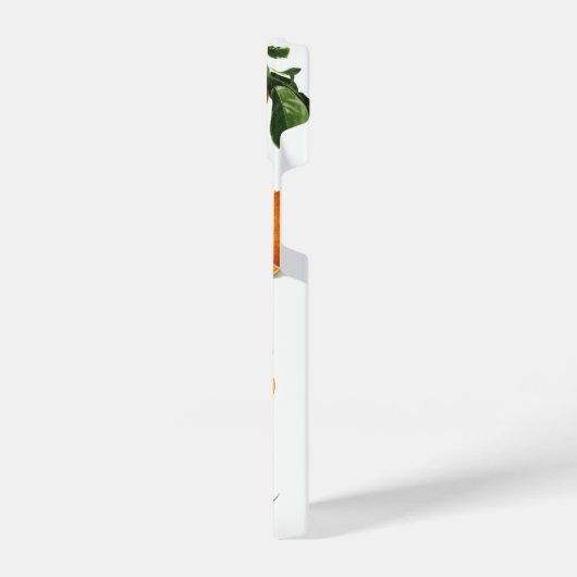 Coque Pour iPhone 14 Oranges d'agrumes modernes frais Monogramme (Côté gauche)