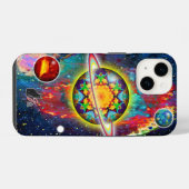 Coque Pour iPhone 14 Orbz de Zargon (Verso Horizontal)