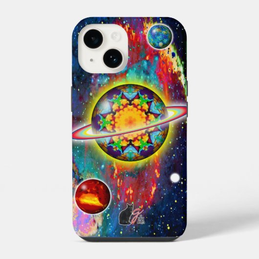 Coque Pour iPhone 14 Orbz de Zargon (Verso)