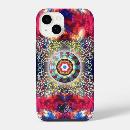 Coque Pour iPhone 14 Orbz Kaleid (Verso)