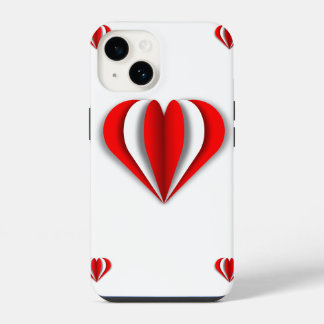 Coque Pour iPhone 14 Origami du cœur