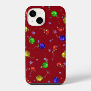 Coque Pour iPhone 14 Ornements de boule et neige