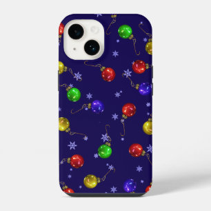 Coque Pour iPhone 14 Ornements de boule et neige