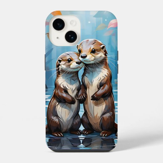 Coque Pour iPhone 14 Otter (Verso)
