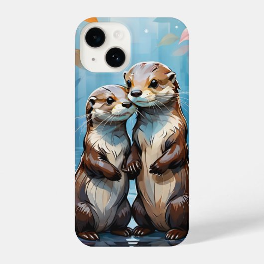 Coque Pour iPhone 14 Otter (Verso)