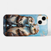 Coque Pour iPhone 14 Otter (Verso Horizontal)
