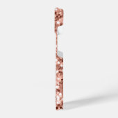 Coque Pour iPhone 14 Paillette rose (Côté gauche)