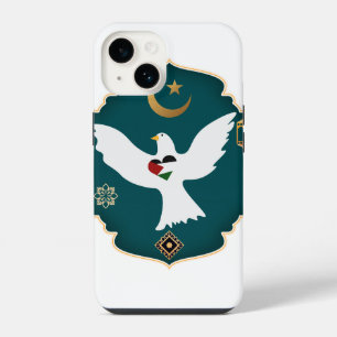 Coque Pour iPhone 14 Paix et amour pour la Palestine