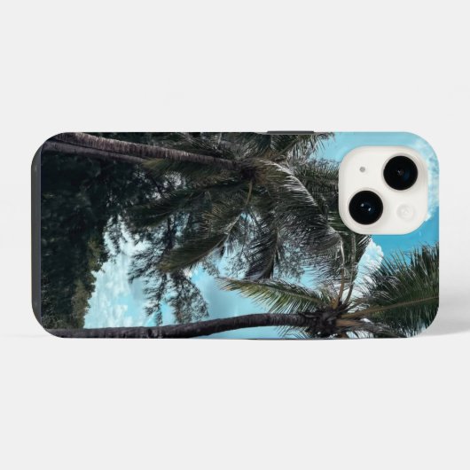 Coque Pour iPhone 14 Palmes (Verso Horizontal)