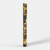 Coque Pour iPhone 14 Pansies jaunes, oiseaux et papillons (Côté droit)