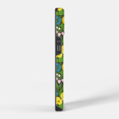 Coque Pour iPhone 14 Pansies jaunes, oiseaux et papillons (Côté droit)