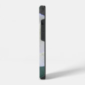 Coque Pour iPhone 14 Pansy Blanc et Jaune (Côté gauche)