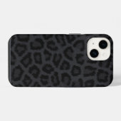 Coque Pour iPhone 14 Panthère noire (Verso Horizontal)
