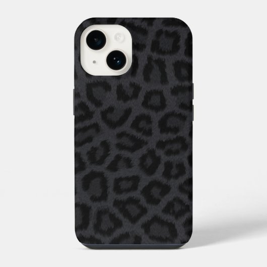 Coque Pour iPhone 14 Panthère noire (Verso)