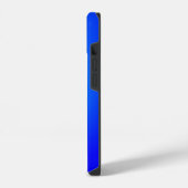 Coque Pour iPhone 14 Papillon Bleu sur Bleu Minimal (Côté gauche)