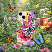 Coque Pour iPhone 14 Papillon de la floraison printanière 