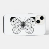 Coque Pour iPhone 14 Papillon du chou (Verso Horizontal)