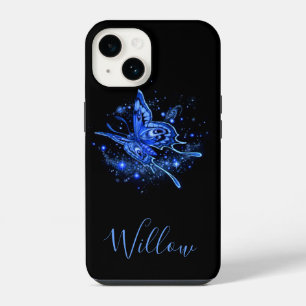 Coque Pour iPhone 14 Papillon lunaire personnalisé