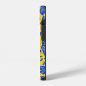 Coque Pour iPhone 14 Papillons délicats jaune floral (Côté gauche)