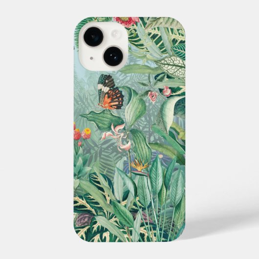 Coque Pour iPhone 14 Paradis tropical (Verso)