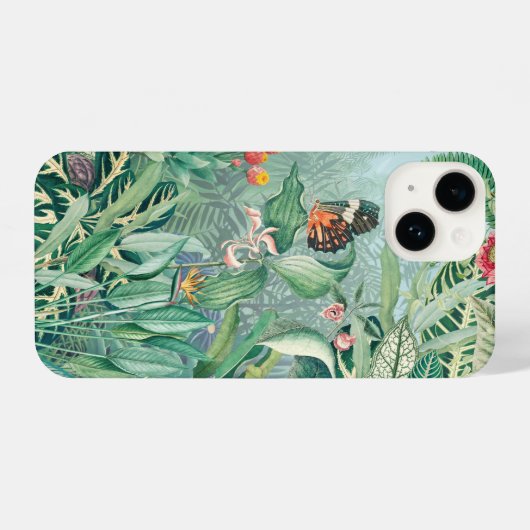 Coque Pour iPhone 14 Paradis tropical (Verso Horizontal)