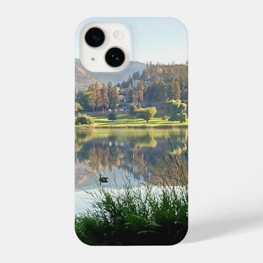Coque Pour iPhone 14 Parcours De Golf Paisible Parc Paysage (Verso)