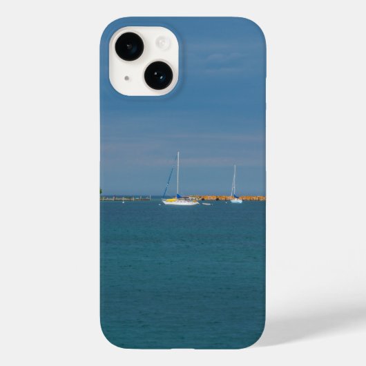 Coque Pour iPhone 14 Parking À Mackinac Harbour Coque-Mate coque iphone (Verso)