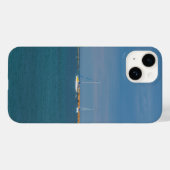 Coque Pour iPhone 14 Parking À Mackinac Harbour Coque-Mate coque iphone (Verso (horizontal))