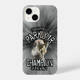 Coque Pour iPhone 14 Parkour Squirrel - drôle freerunning