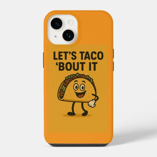 Coque Pour iPhone 14 Parlons Taco (Verso)